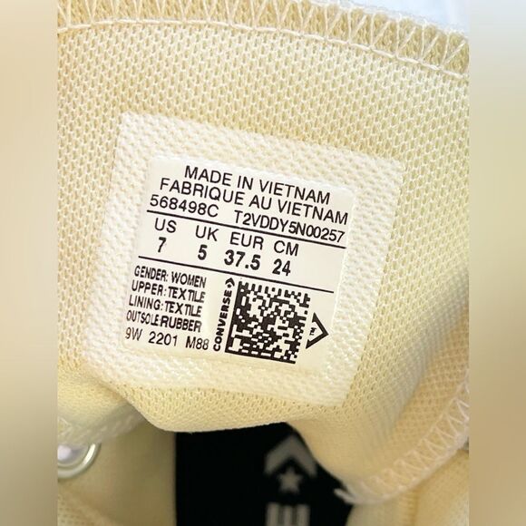 Converse All Star Hi platform CTAS Lift Hi white Platform Sneakers New in box 7 - Picture 11 of 16